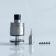 Rekavape Paravozz Terminator Jet'Win GT V8.2.S.ML. Mini Style RDTA - Titanium Alloy, Air Pin 1.0, 1.1, 1.2, 1.3, 1.4, 1.6mm