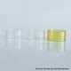 Rekavape Paravozz Terminator Jet'Win GT V8.2.S.ML. Mini Style RDTA Replacement Tank Tube - Translucent, PCTG