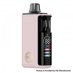 [Ships from Bonded Warehouse] Authentic VOOPOO Vrizz 2 30W Pod System Kit - Pink Leather, 1350mAh, 15ml, 0.4ohm / 0.7ohm