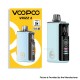 [Ships from Bonded Warehouse] Authentic VOOPOO Vrizz 2 30W Pod System Kit - Blue Leather, 1350mAh, 15ml, 0.4ohm / 0.7ohm