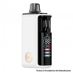 [Ships from Bonded Warehouse] Authentic VOOPOO Vrizz 2 30W Pod System Kit - White Leather, 1350mAh, 15ml, 0.4ohm / 0.7ohm