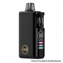 [Ships from Bonded Warehouse] Authentic VOOPOO Vrizz 2 30W Pod System Kit - Black Leather, 1350mAh, 15ml, 0.4ohm / 0.7ohm