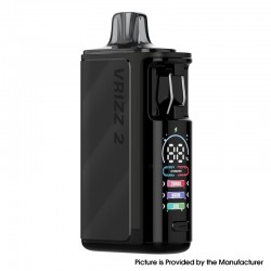 [Ships from Bonded Warehouse] Authentic VOOPOO Vrizz 2 30W Pod System Kit - Onyx Black, 1350mAh, 15ml, 0.4ohm / 0.7ohm