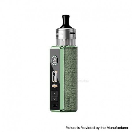 [Ships from Bonded Warehouse] Authentic VOOPOO Drag S3 60W Box Mod Kit with PnP X MTL Pod - Green, 3000mAh, 5ml, 0.6 / 0.8ohm
