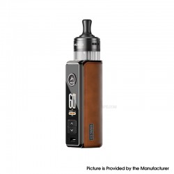 [Ships from Bonded Warehouse] Authentic VOOPOO Drag S3 60W Box Mod Kit with PnP X MTL Pod - Brown, 3000mAh, 5ml, 0.6 / 0.8ohm