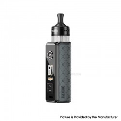 [Ships from Bonded Warehouse] Authentic VOOPOO Drag S3 60W Box Mod Kit with PnP X MTL Pod - Metal Gray, 3000mAh, 5ml, 0.6/0.8ohm