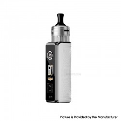 [Ships from Bonded Warehouse] Authentic VOOPOO Drag S3 60W Box Mod Kit with PnP X MTL Pod - White, 3000mAh, 5ml, 0.6 / 0.8ohm