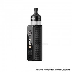 [Ships from Bonded Warehouse] Authentic VOOPOO Drag S3 60W Box Mod Kit with PnP X MTL Pod - Spray Black, 3000mAh, 5ml,0.6/0.8ohm