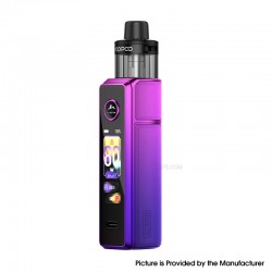 [Ships from Bonded Warehouse] Authentic VOOPOO Drag X3 80W Box Mod Kit with PnP X Cartridge DTL Pod - Aurora Purple, VW 5~80W