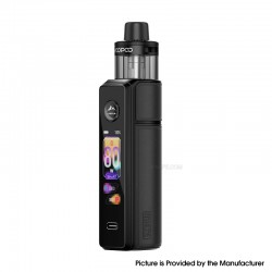 [Ships from Bonded Warehouse] Authentic VOOPOO Drag X3 80W Box Mod Kit with PnP X Cartridge DTL Pod - Spray Black, VW 5~80W, 5ml