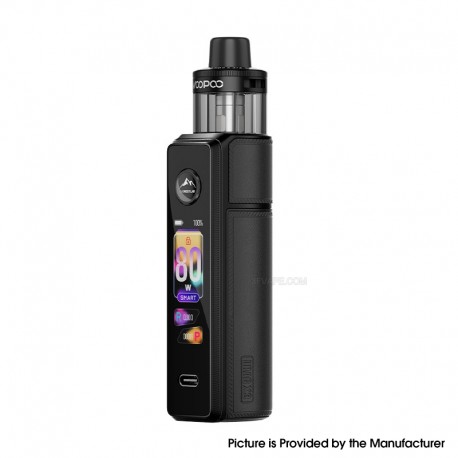 [Ships from Bonded Warehouse] Authentic VOOPOO Drag X3 80W Box Mod Kit with PnP X Cartridge DTL Pod - Spray Black, VW 5~80W, 5ml