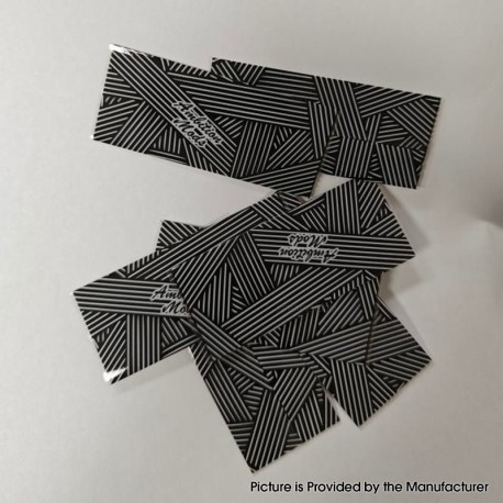 Authentic Ambition Mods 18650 Universal Battery Wrapper Skin Sticker - Type A (10 PCS)