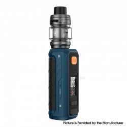 [Ships from Bonded Warehouse] Authentic Vaporesso Armour Ultra 100W Box Mod Kit - Storm Blue, 5500mAh, 6ml, 0.2ohm / 0.4ohm