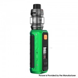[Ships from Bonded Warehouse] Authentic Vaporesso Armour Ultra 100W Box Mod Kit - Emerald Green, 5500mAh, 6ml, 0.2ohm / 0.4ohm