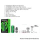 [Ships from Bonded Warehouse] Authentic Vaporesso Armour Ultra 100W Box Mod Kit - Dune Gold, 5500mAh, 6ml, 0.2ohm / 0.4ohm