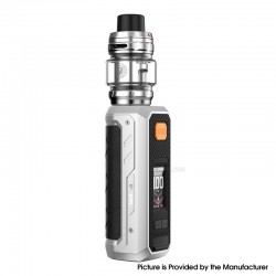 [Ships from Bonded Warehouse] Authentic Vaporesso Armour Ultra 100W Box Mod Kit - Titanium Silver, 5500mAh, 6ml, 0.2ohm / 0.4ohm
