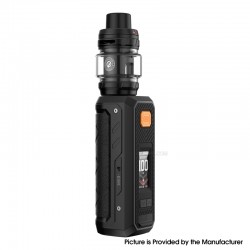 [Ships from Bonded Warehouse] Authentic Vaporesso Armour Ultra 100W Box Mod Kit - Obsidian Black, 5500mAh, 6ml, 0.2ohm / 0.4ohm