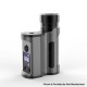 Authentic MECHVAPE x EVOLV Paramour DNA80C 80W SBS Box Mod - Gey Black, VW 1~80W, 1 x 18650 / 21700, Evolv DNA80C Chip