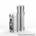 Authentic MECHVAPE x EVOLV Paramour DNA80C 80W SBS Box Mod - Full Silver, VW 1~80W, 1 x 18650 / 21700, Evolv DNA80C Chip