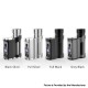 Authentic MECHVAPE x EVOLV Paramour DNA80C 80W SBS Box Mod - Full Black, VW 1~80W, 1 x 18650 / 21700, Evolv DNA80C Chip