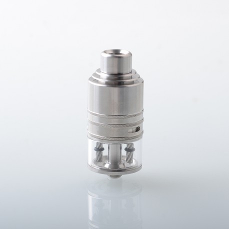 Slick Taifun GX Style RDTA Rebuildable Dripping Tank Atomizer - Silver, SS + Glass, 4.0ml, 23mm Diameter