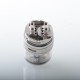 Slick Taifun GX Style RDTA Rebuildable Dripping Tank Atomizer - Silver, SS + Glass, 4.0ml, 23mm Diameter