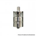 YFTK pNeumatyca Style RTA Rebuildable Tank Atomizer with 4.2ml Tank Tube - Silver, 316SS + Glass, 3.5ml, 22mm Diameter