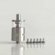 Rekavape pNeumatyca Style RTA Rebuildable Tank Atomizer - Silver, 316SS + Glass, 3.5ml, 22mm Diameter