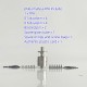 Rekavape pNeumatyca Style RTA Rebuildable Tank Atomizer - Silver, 316SS + Glass, 3.5ml, 22mm Diameter