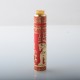 Mechanical Mod + RDA Atomizer Gold + Red, 1 x 18650, 24mm Diameter