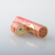 Mechanical Mod + RDA Atomizer Gold + Red, 1 x 18650, 24mm Diameter