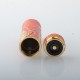 Mechanical Mod + RDA Atomizer Gold + Red, 1 x 18650, 24mm Diameter