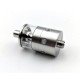 YFTK pNeumatyca Style RTA Rebuildable Tank Atomizer with 4.2ml Tank Tube - Silver, 316SS + Glass, 3.5ml, 22mm Diameter