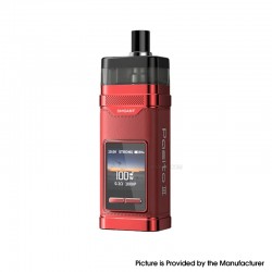 [Ships from Bonded Warehouse] Authentic Smoant Pasito III 100W Pod Mod Kit - Classical Red, 5~100W, 2800mAh, 7ml, 0.15 / 0.2ohm