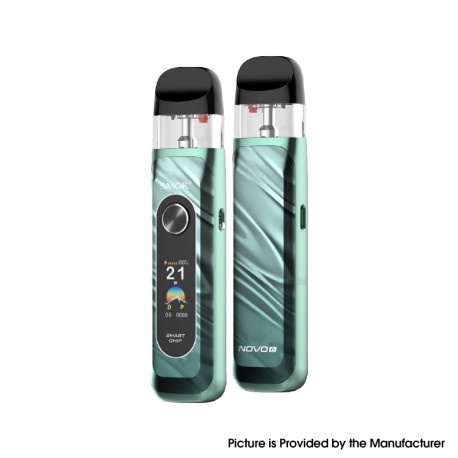 [Ships from Bonded Warehouse] Authentic SMOK Novo 6 40W, Pod System Kit - Mineral Green, 1700mAh, 3ml, 0.6ohm