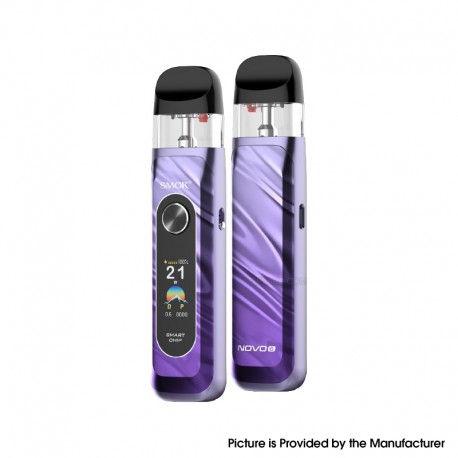 [Ships from Bonded Warehouse] Authentic SMOK Novo 6 40W, Pod System Kit - Purple, 1700mAh, 3ml, 0.6ohm