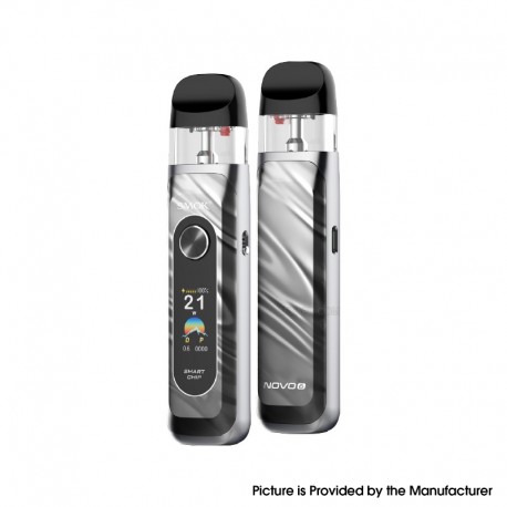 [Ships from Bonded Warehouse] Authentic SMOK Novo 6 40W, Pod System Kit - Silver, 1700mAh, 3ml, 0.6ohm