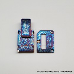 Authentic MK MODS Toxic Titanium Inner Set for BB / Billet - Dark Blue, Square Button