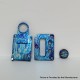 Authentic MK MODS Toxic Titanium Inner Set for BB / Billet - Light Blue, Round Button