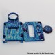 Authentic MK MODS Toxic Titanium Inner Set for BB / Billet - Light Blue, Round Button