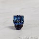 Authentic MK MODS Toxic Titanium Inner Set + Drip Tip Set for BB / Billet - Dark Blue, Square Button