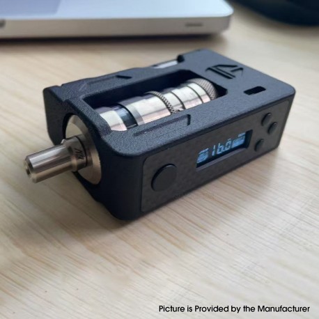 3D Print Black Knight Embedded Flash Home 80W Box Mod - Black, VW 5~80W, 1 x 18650
