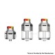 Authentic Steam Crave Aromamizer Plus V4 RDTA / RTA / RDA Atomizer - Gun Metal, 11 / 13ml, 30mm Diameter