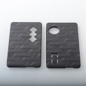 Authentic MK MODS V4 Replacement Front + Back Cover Panel Plate for dotMod dotAIO V2 Pod - Black, Acrylic (2 PCS)