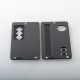 Authentic MK MODS V4 Replacement Front + Back Cover Panel Plate for dotMod dotAIO V2 Pod - Black, Acrylic (2 PCS)