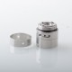 YFTK AFC Kit V2 for Flash e-Vapor V4.5S+ / V4.5 Style RTA - Silver, 1 x DL Ring + 1 x MTL Ring + 1 x Intake Cover