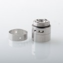 YFTK AFC Kit V2 for Flash e-Vapor V4.5S+ / V4.5 Style RTA - Silver, 1 x DL Ring + 1 x MTL Ring + 1 x Intake Cover