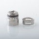 YFTK AFC Kit V2 for Flash e-Vapor V4.5S+ / V4.5 Style RTA - Silver, 1 x DL Ring + 1 x MTL Ring + 1 x Intake Cover