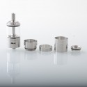 Authentic GD MODS MD-01 MTL / DL RTA Rebuildable Tank Atomizer - Silver, 5.5ml, 23mm Diameter