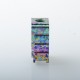 Rekavape PRC Style Boro Tank for SXK BB / Billet AIO Box Mod Kit - Rainbow Splatter, Titanium